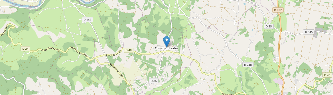 Ols-et-Rinhodes - Carte