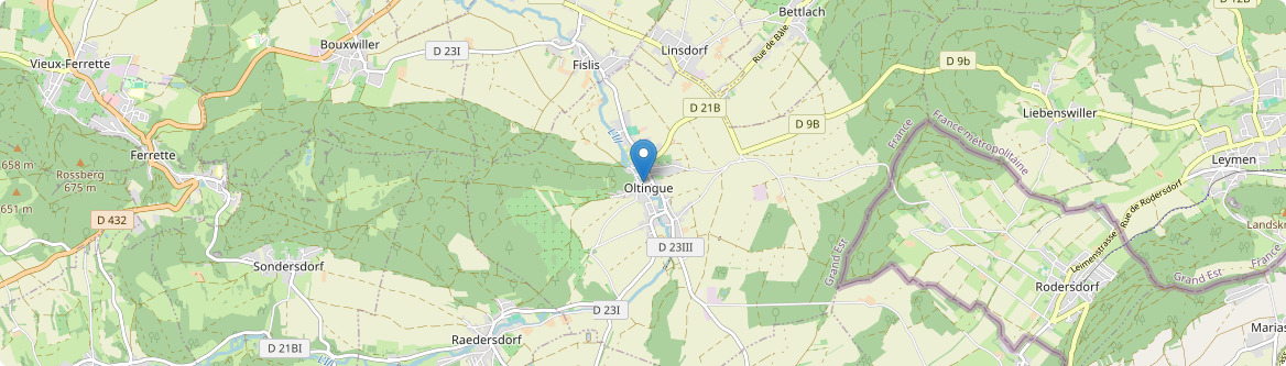 Oltingue - Carte