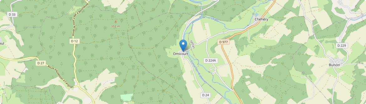 Omicourt - Carte
