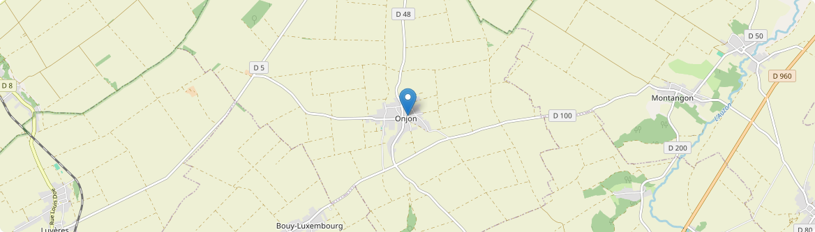 Onjon - Carte