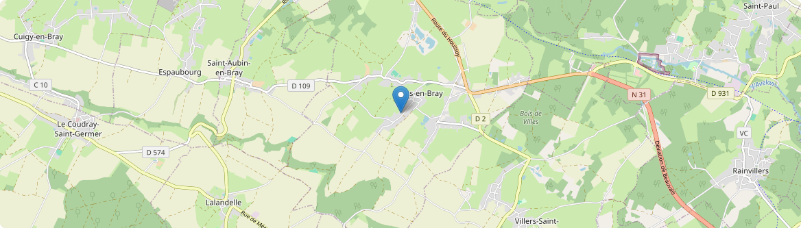 Ons-en-Bray - Carte