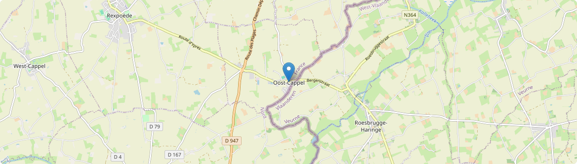 Oost-Cappel - Carte