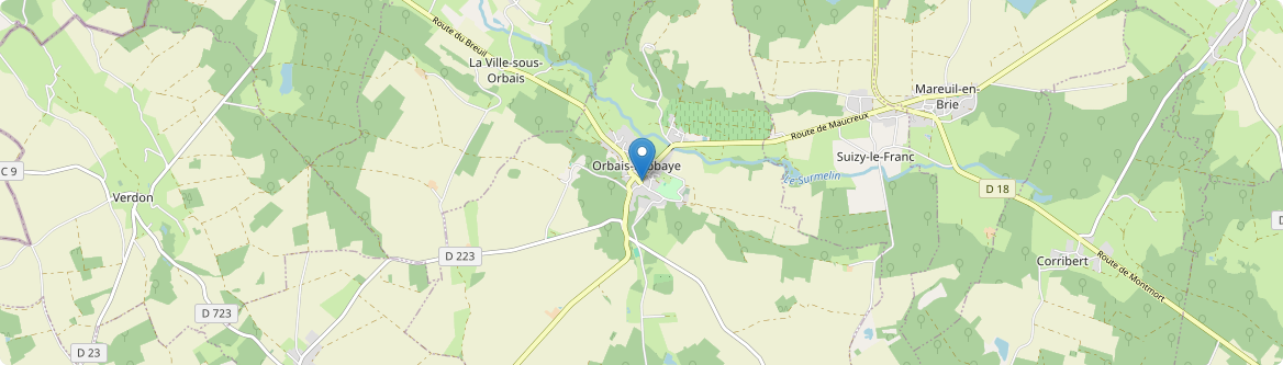 Orbais-l'Abbaye - Carte