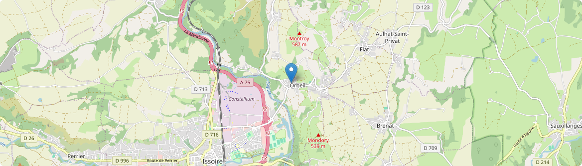 Orbeil - Carte