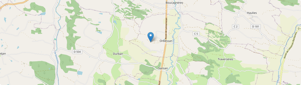Orbessan - Carte