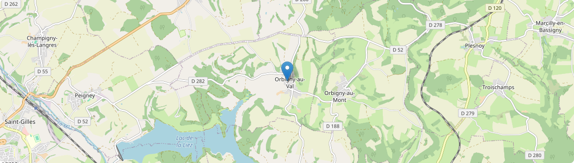 Orbigny-au-Val - Carte