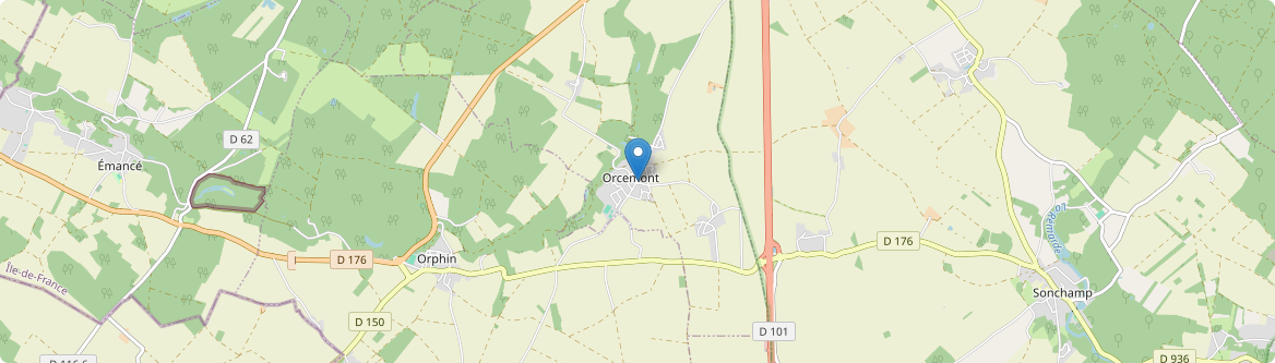Orcemont - Carte