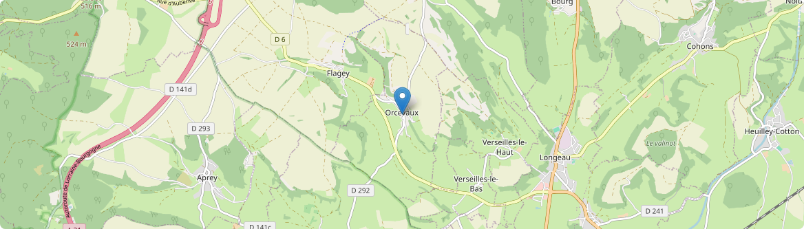 Orcevaux - Carte