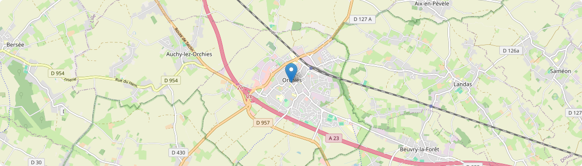 Orchies - Carte