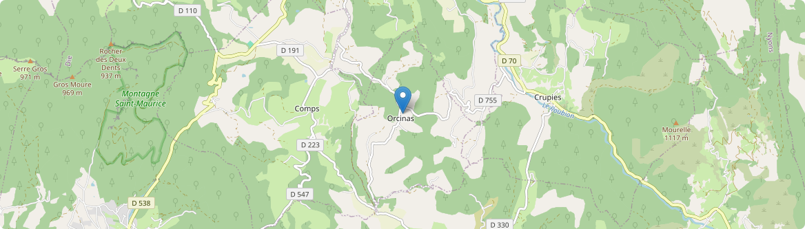 Orcinas - Carte