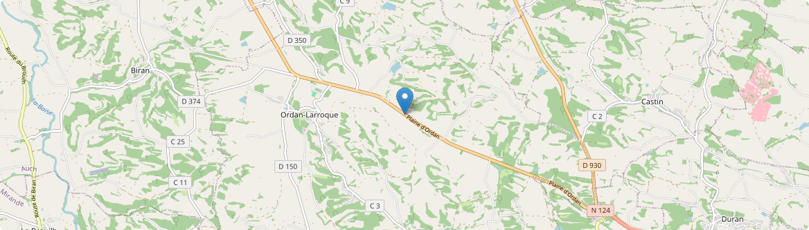 Ordan-Larroque - Carte