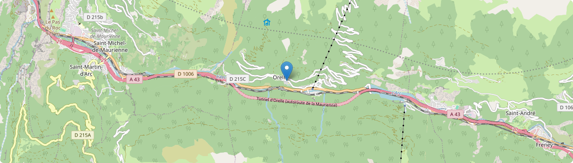 Orelle - Carte