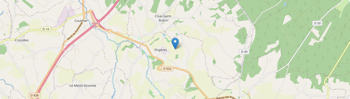 Orgères - Carte