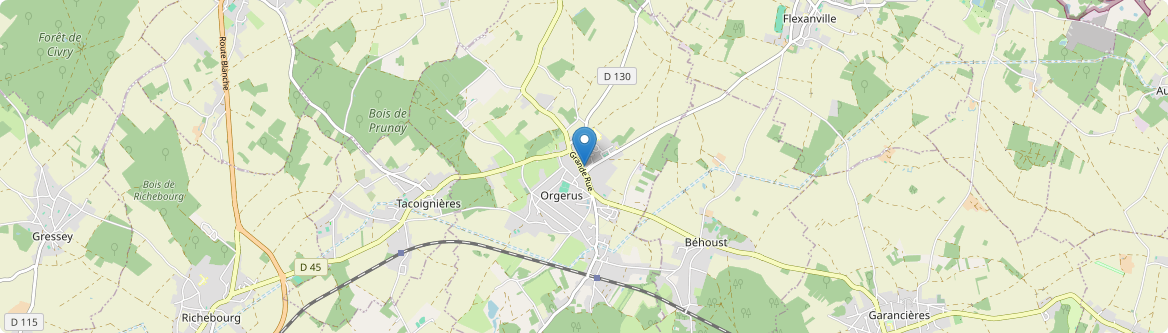 Orgerus - Carte