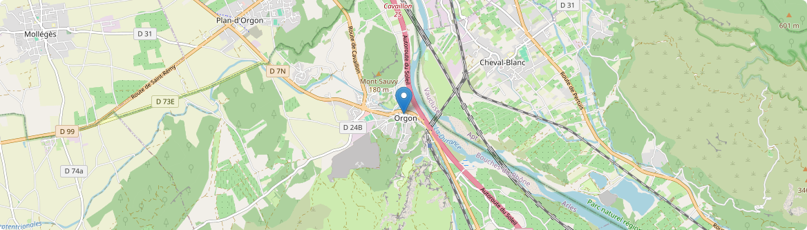 Orgon - Carte