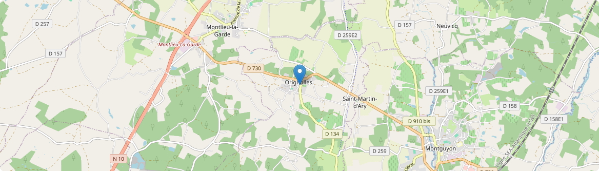 Orignolles - Carte