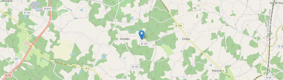 Oriolles - Carte