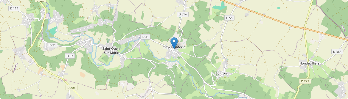 Orly-sur-Morin - Carte