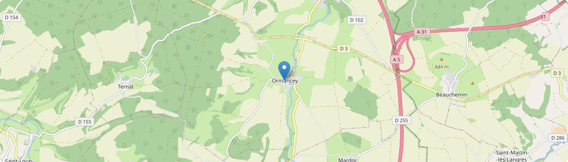 Ormancey - Carte