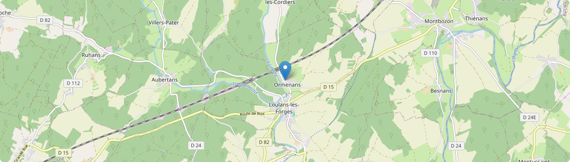 Ormenans - Carte