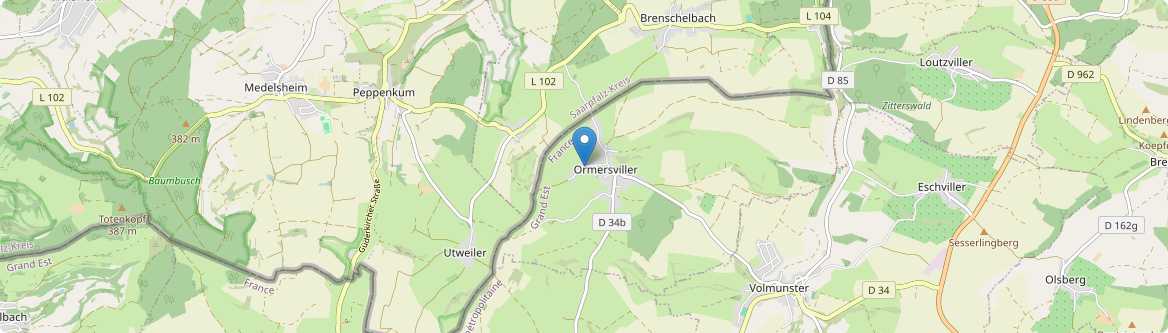 Ormersviller - Carte
