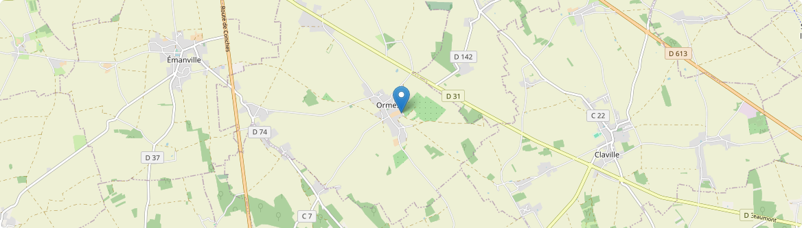 Ormes - Carte