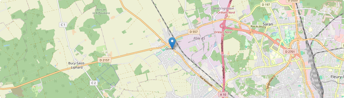 Ormes - Carte