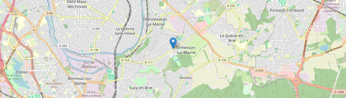 Ormesson-sur-Marne - Carte