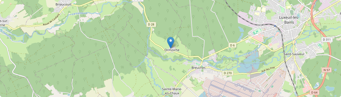 Ormoiche - Carte