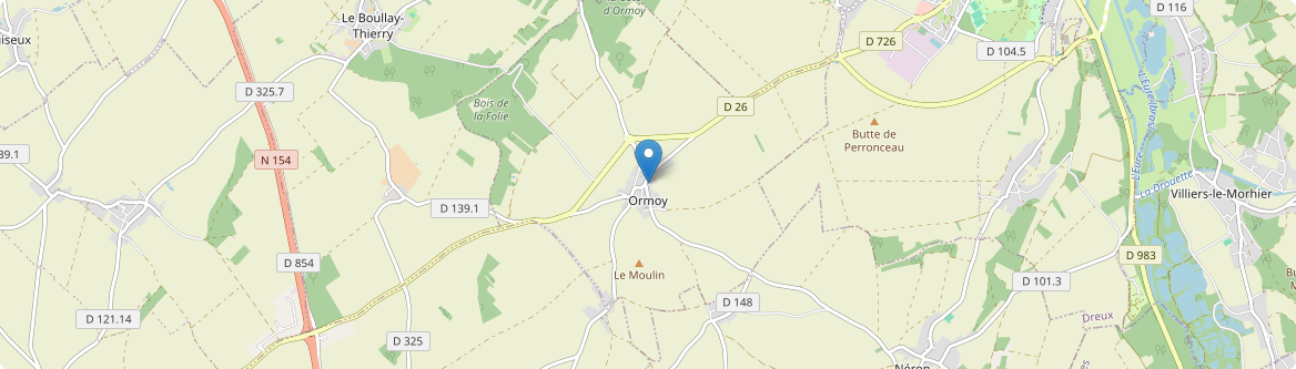 Ormoy - Carte