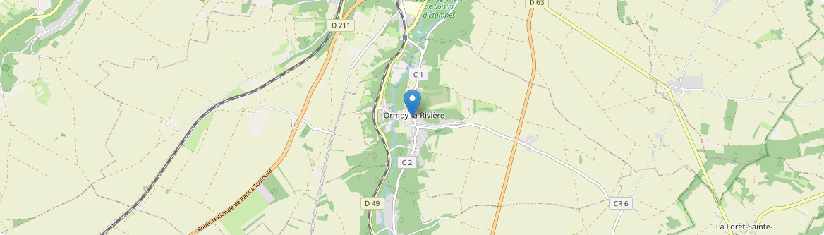 Ormoy-la-Rivière - Carte