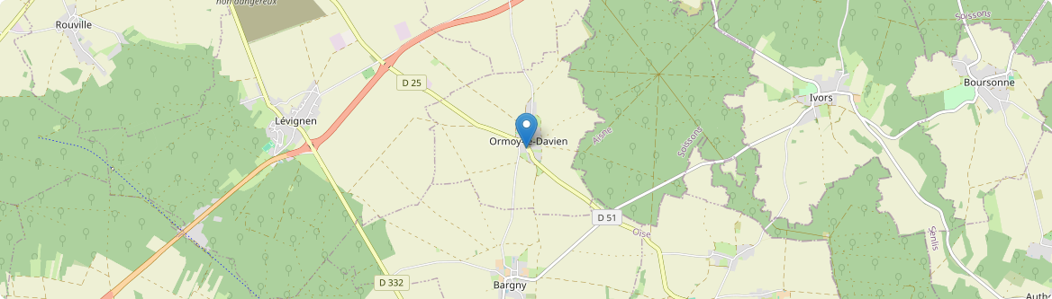 Ormoy-le-Davien - Carte