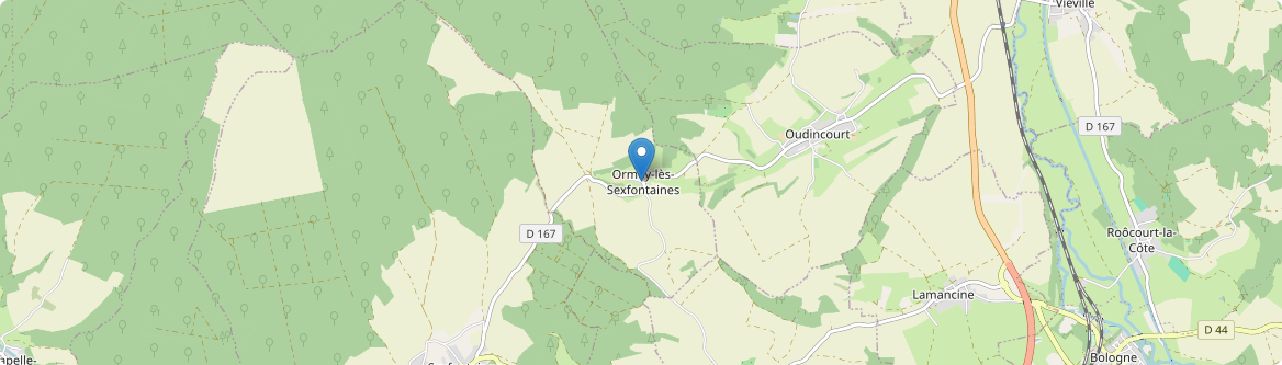 Ormoy-lès-Sexfontaines - Carte