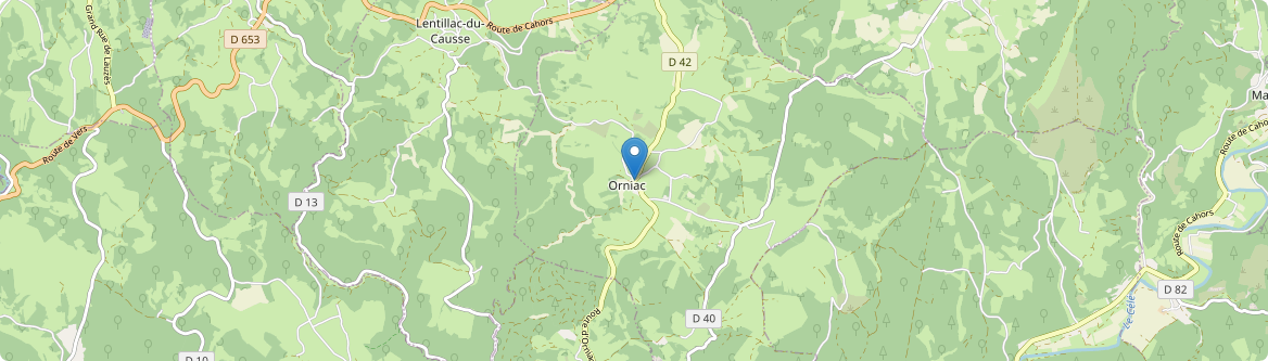 Orniac - Carte