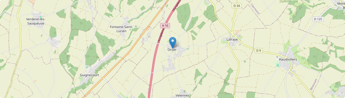 Oroër - Carte