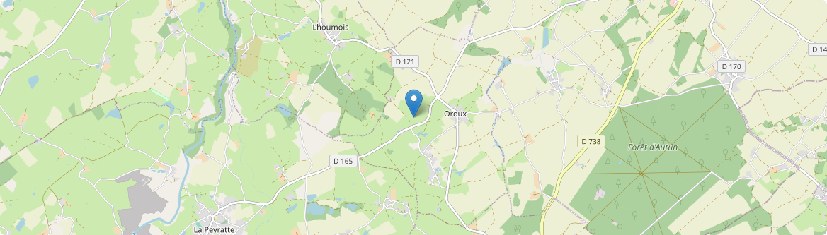 Oroux - Carte