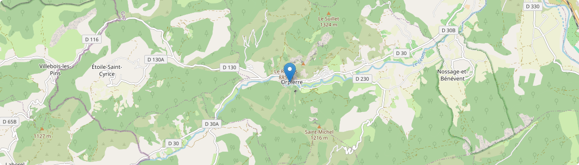 Orpierre - Carte