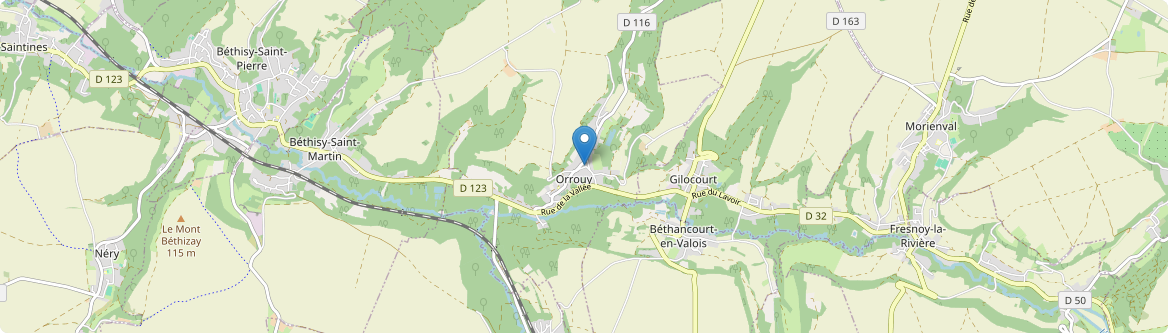 Orrouy - Carte