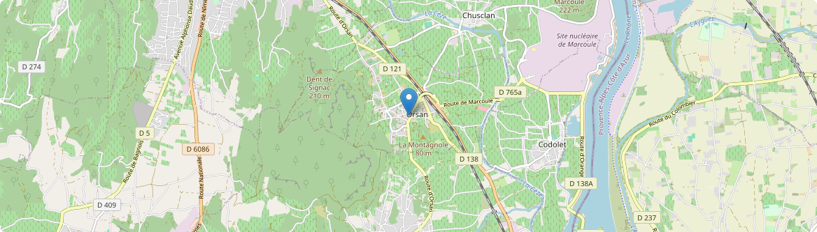 Orsan - Carte