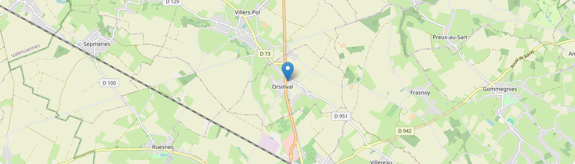 Orsinval - Carte