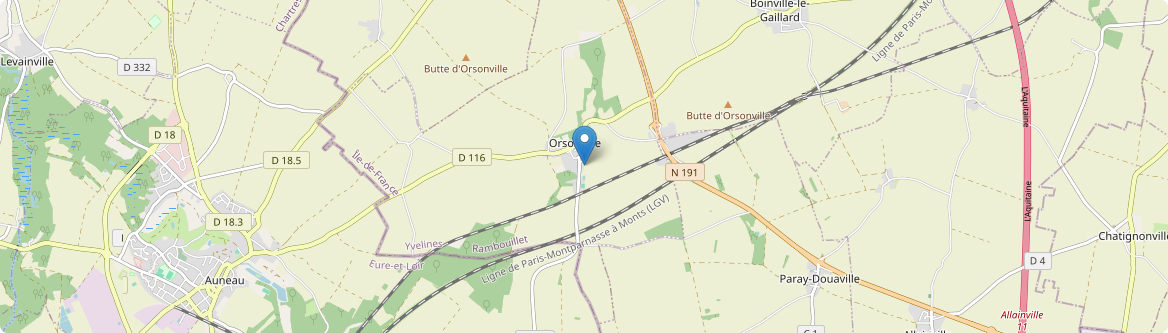 Orsonville - Carte