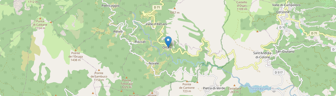 Ortale - Carte