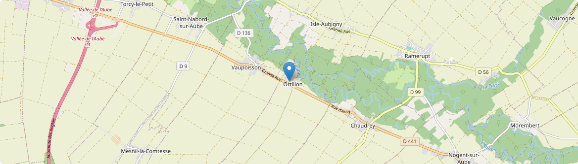 Ortillon - Carte