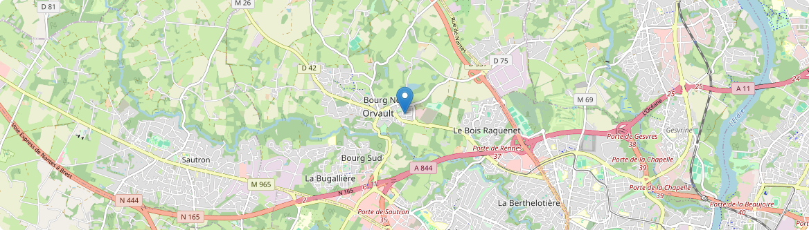 Orvault - Carte
