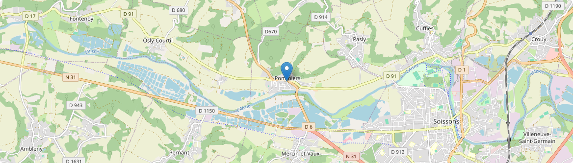 Osly-Courtil - Carte