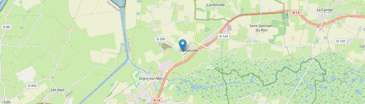 Osmanville - Carte