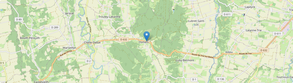 Osmets - Carte