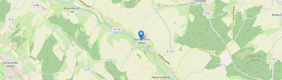 Osmoy-Saint-Valery - Carte