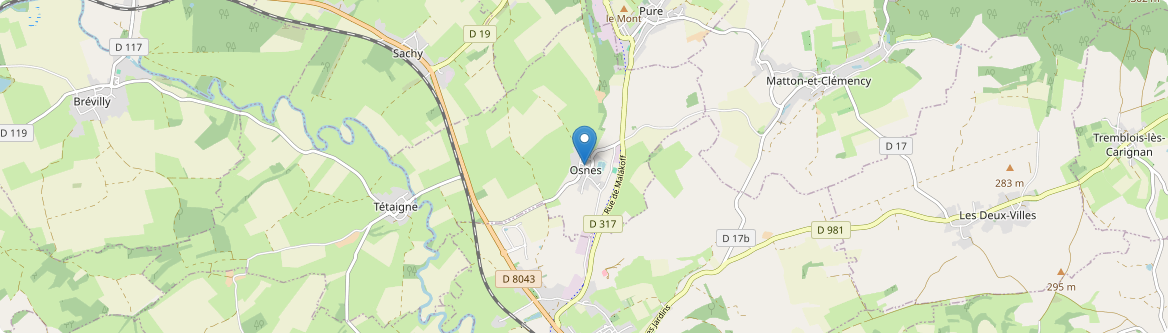 Osnes - Carte