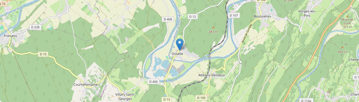 Osselle-Routelle - Carte